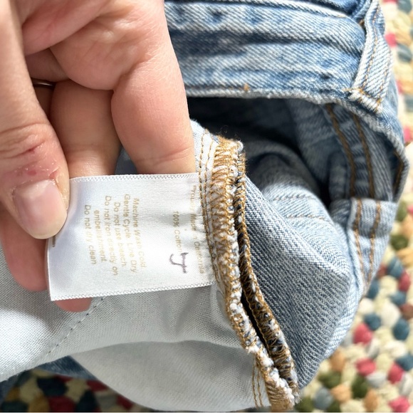 Still Here light wash straight leg high rise denim size 23 - Picture 7 of 8